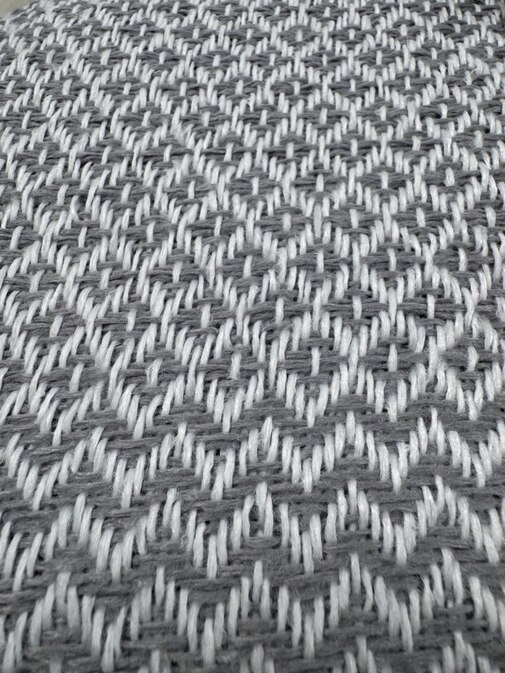 Плед-покрывало Валенсия без бахромы Влади, белый дымчатый, NEAPOL