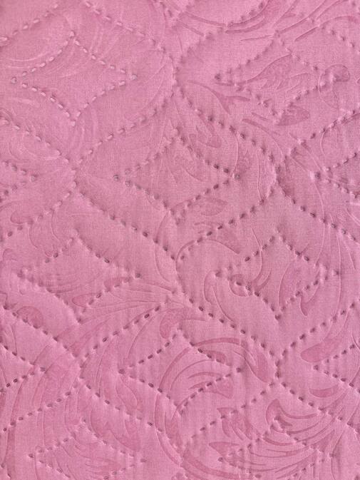 Покрывало окантованное микрофибра Viola, ПС, брусничный