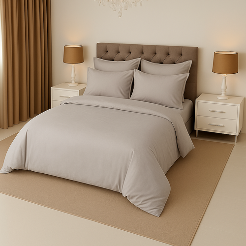 КПБ сатин однотонный Темно-синяя коллекция Реноме<OS-005 Витаж>