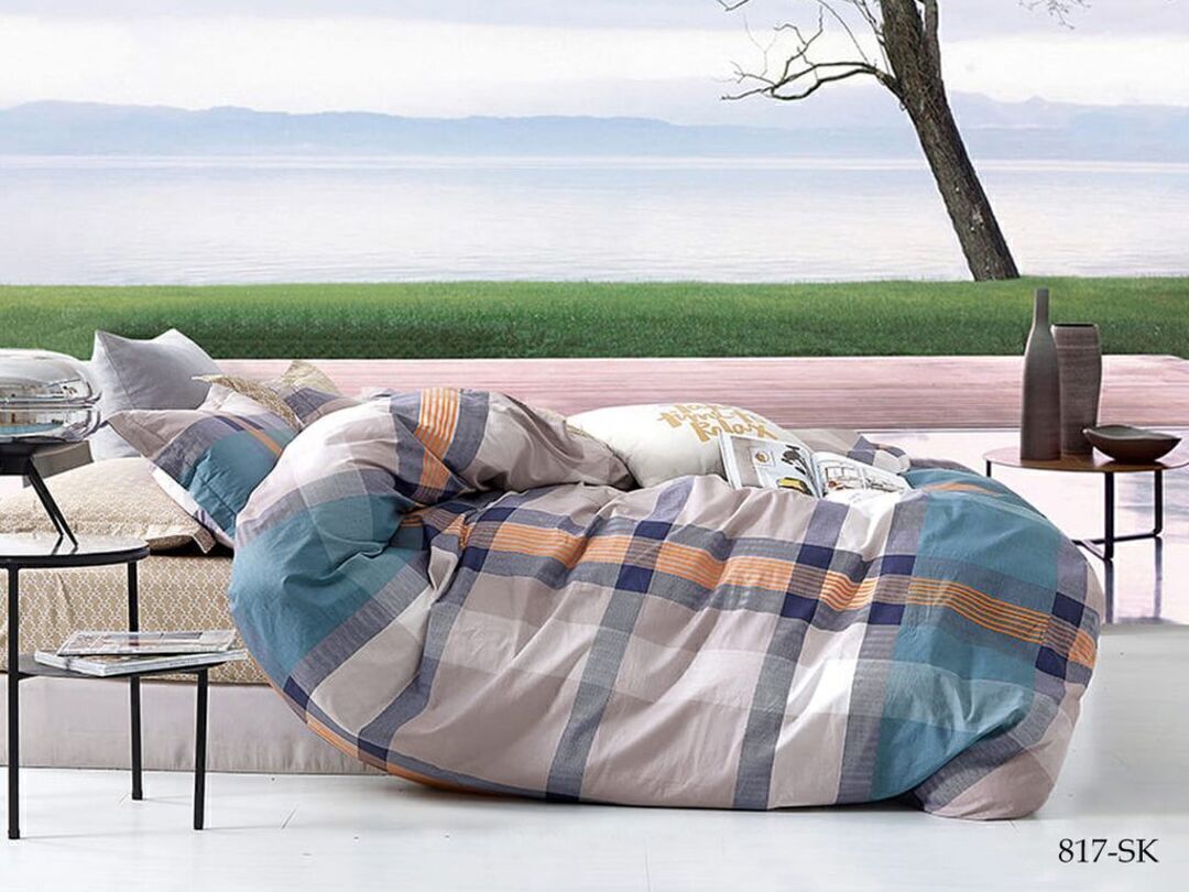 КПБ  сатин в коробке (нав 50*70) Satin de Luxe SK Клео<817-SK Скидка Акция27>