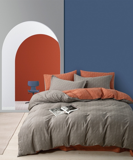 КПБ сатин Темно-синяя коллекция с увеличенной простыней Реноме<ПП 7379>