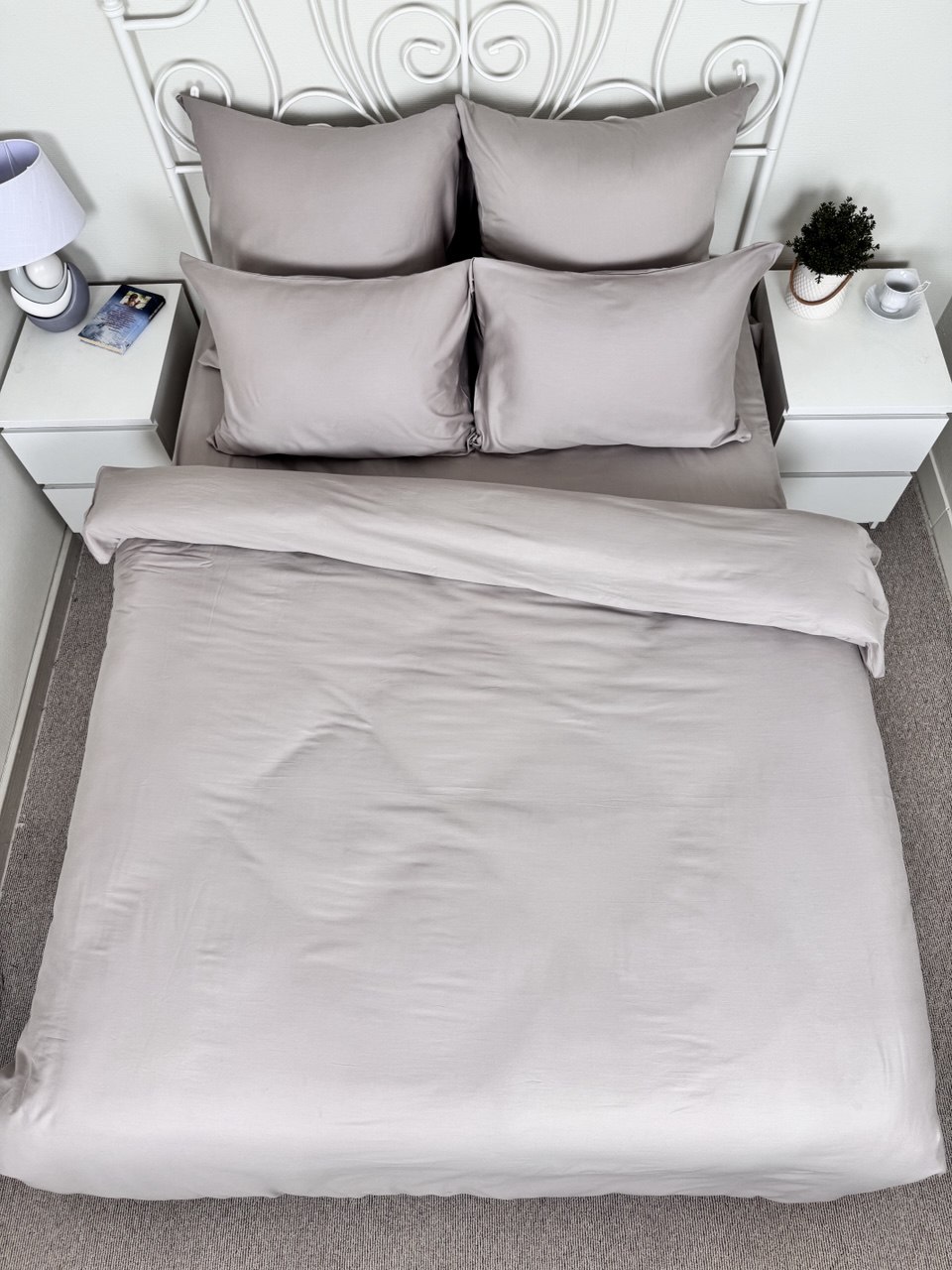 КПБ сатин однотонный Темно-синяя коллекция Реноме<OS-005 Витаж>