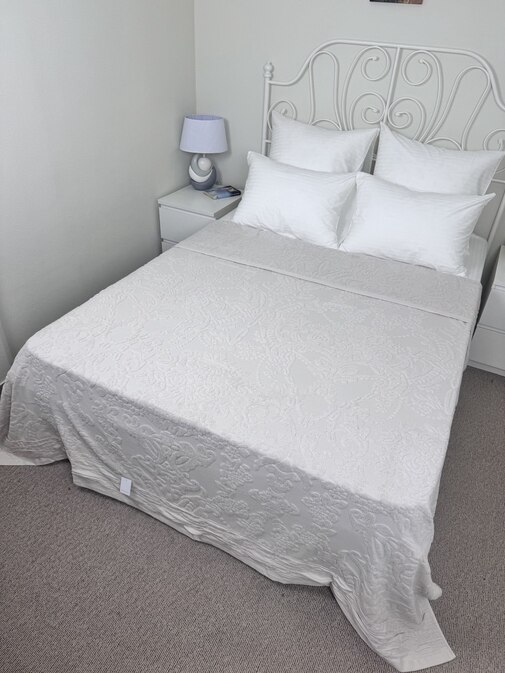 Покрывало махровое 22..421 7Я, 2208421, серый