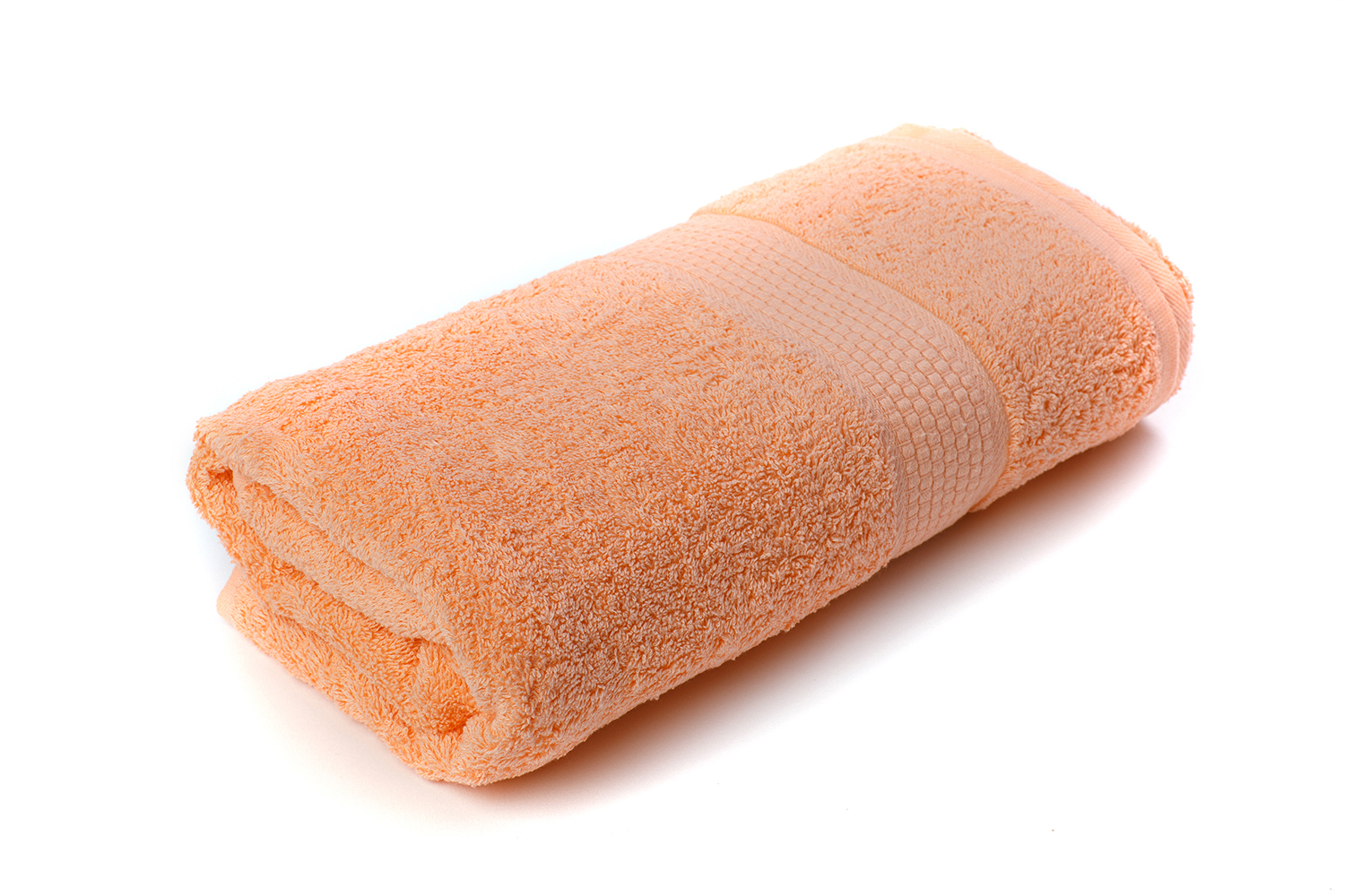 Полотенце махровое Соты 460гр/м2, 028 персик