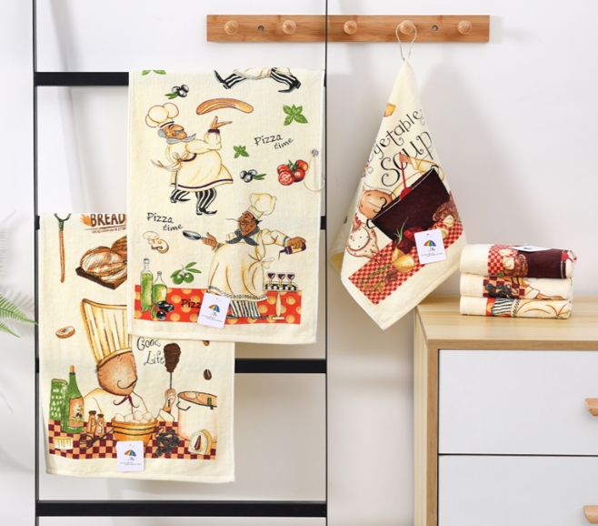 Полотенце велюр/махра с крючком 6804362 7Я