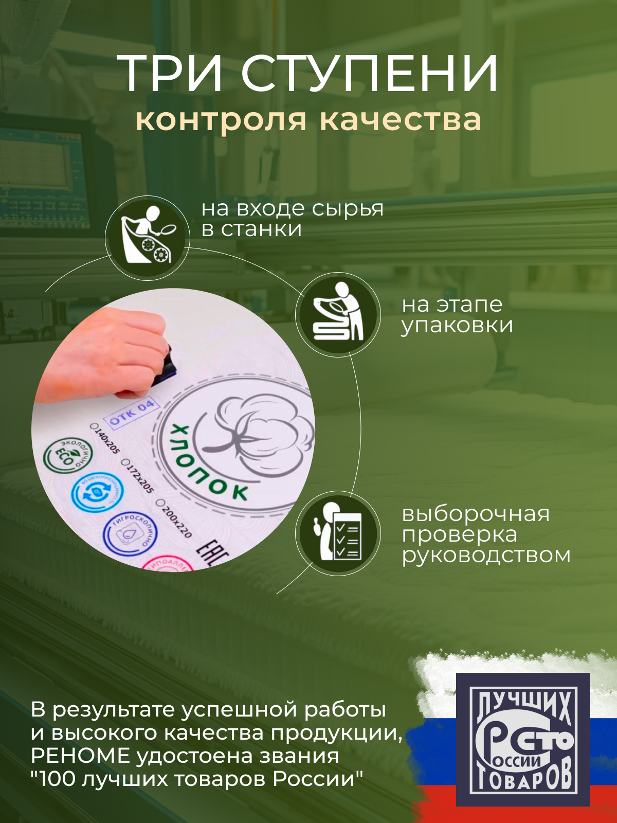 Подушка бамбук, х/ф тк поплин ДВОЙНОЙ ЧЕХОЛ Реноме