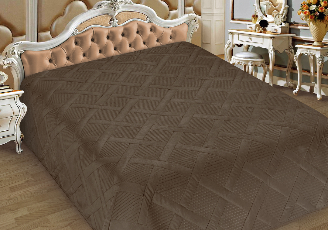 Покрывало ультрастеп Бруно Марианна, 47, коричневый