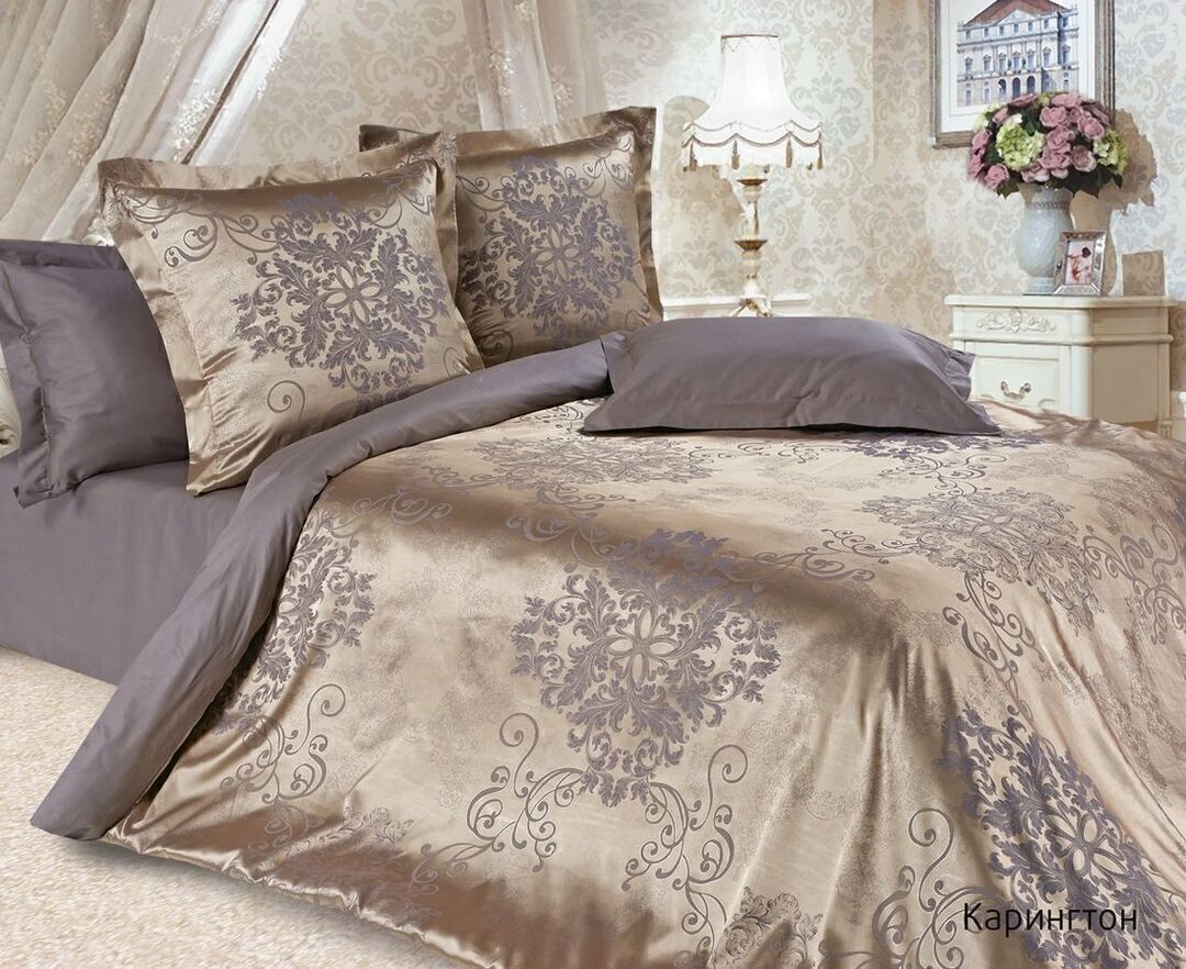 КПБ  сатин-жаккард Эстетика<Карингтон>