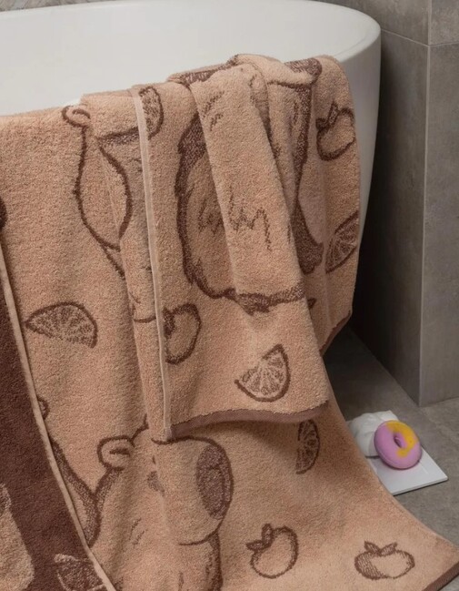 Полотенце махровое Capibara Клинелли, 10000 цв.