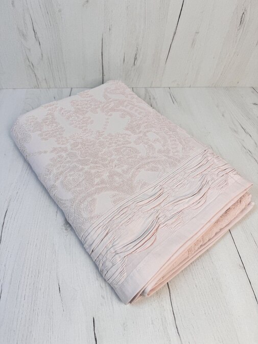 Покрывало махровое 22..421 7Я, 2208421, персиковый