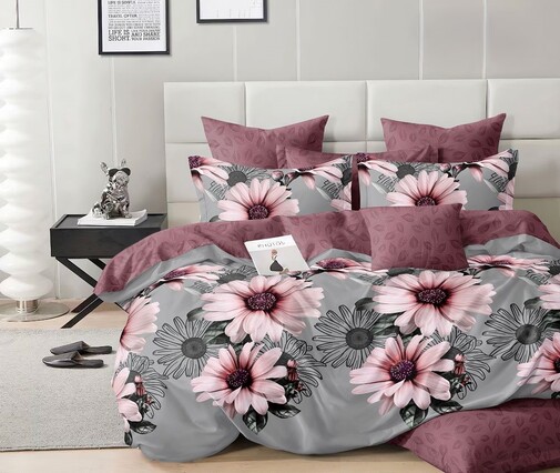 КПБ  поплин Оливковая коллекция Реноме<УУ 7151> 