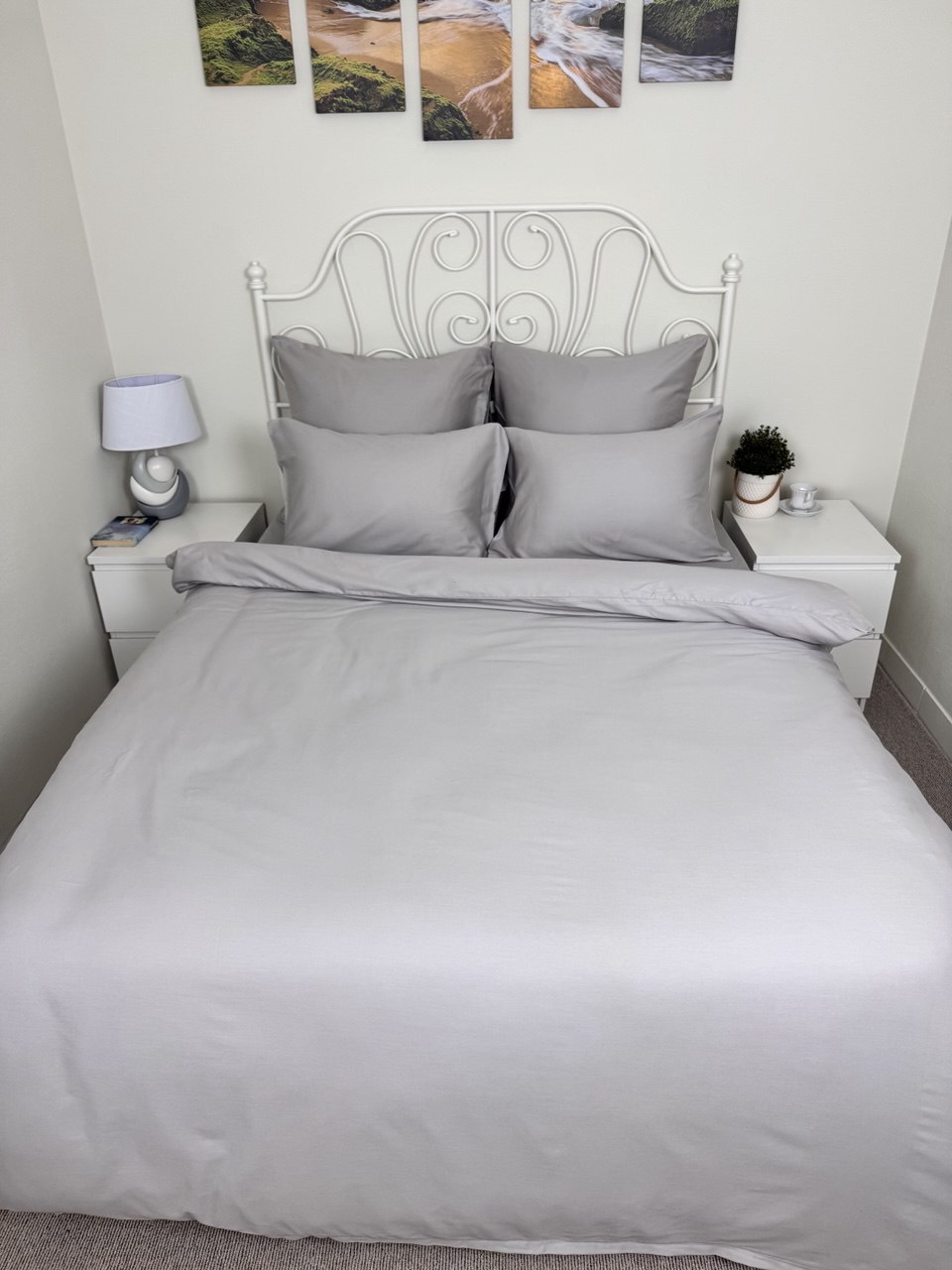 КПБ сатин однотонный Темно-синяя коллекция Реноме<OS-007 Кварц>