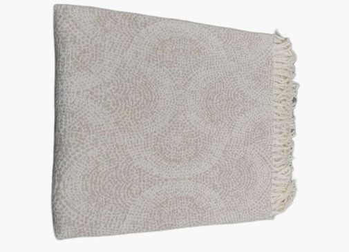 Плед Византия Влади, светло-бежевый, 9050253