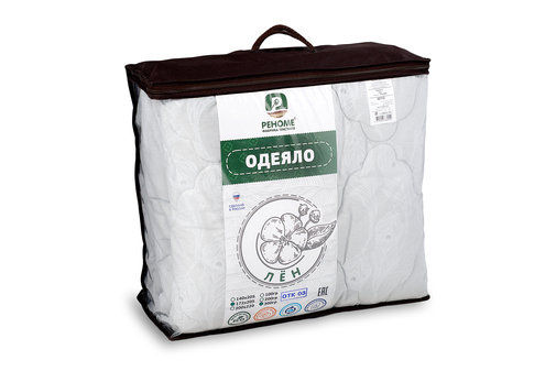 Одеяло лен  поплин Реноме