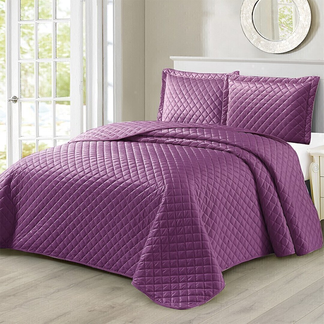 Покрывало велюровое Bravo  7006-17 фиолетовый<7006-17  фиолетовый Скидка>