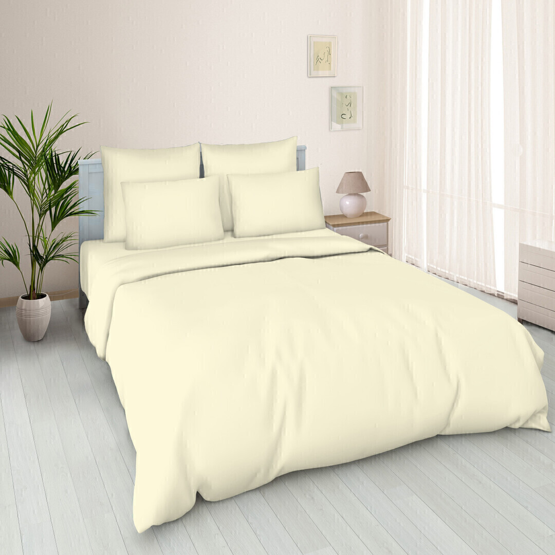 Наволочка упак 2шт поплин однотонный Реноме