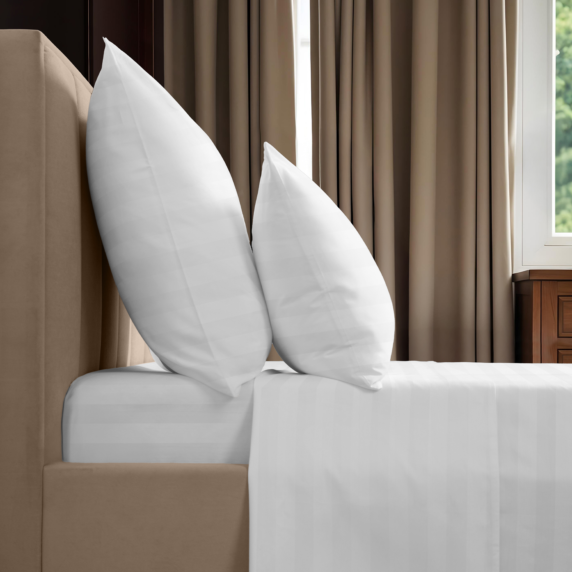 КПБ страйп-сатин 3*3 (нав 50*70) Verossa Stripe<00бел>