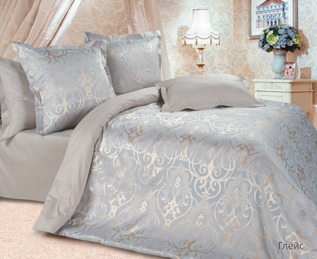 КПБ  сатин-жаккард Эстетика<Глейс>