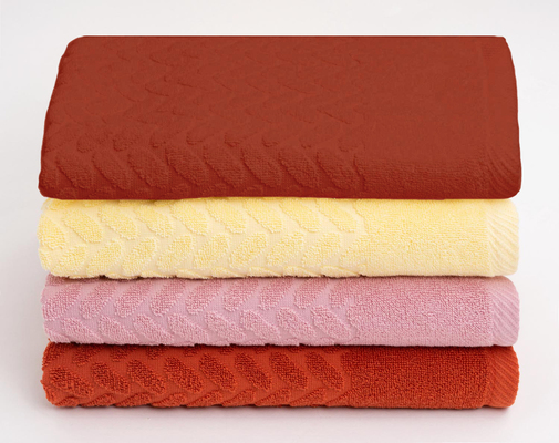 Полотенце махровое Олеандр Узбекистан, 18-1354 алый