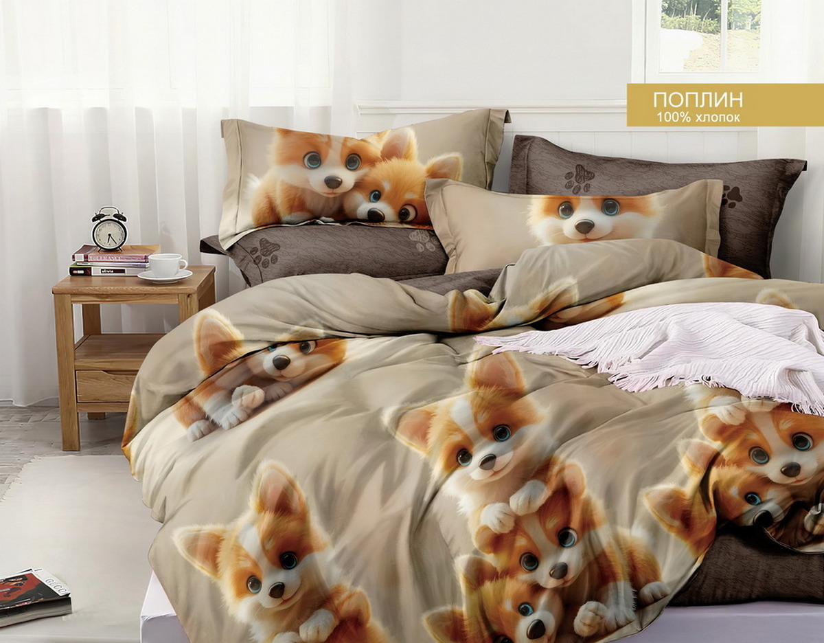 КПБ поплин Exclusive Viola<ПВ27-1437>