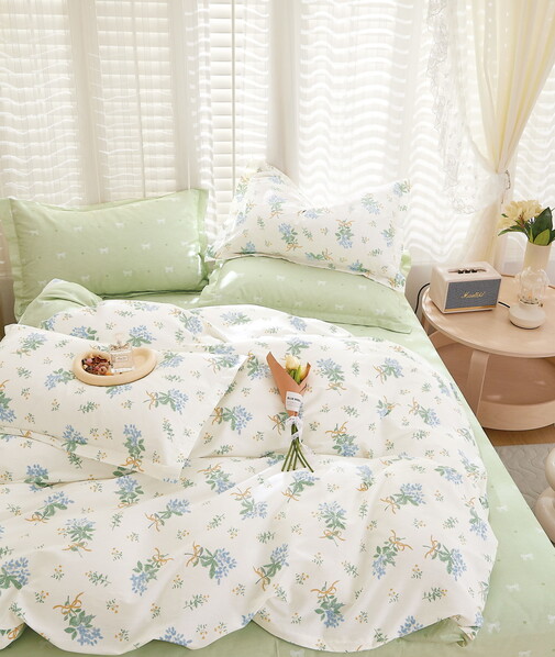 КПБ сатин Темно-синяя коллекция с увеличенной простыней Реноме<ПП 7434>