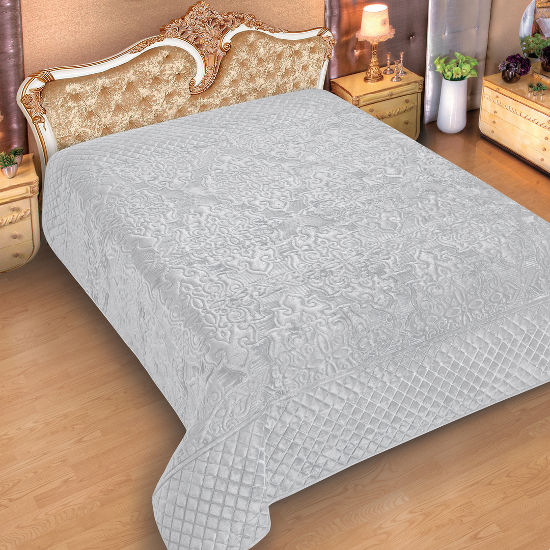 Покрывало ультрастеп Моника Марианна, 79, светло-серый