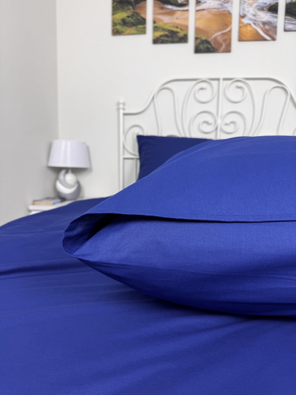 КПБ поплин однотонный Оливковая коллекция Реноме<19-4029 Темно-синий>