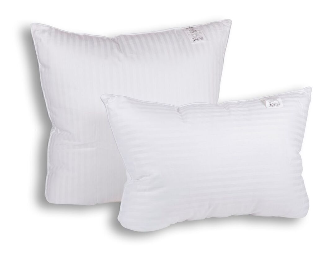 Подушка бамбук, заменитель лебяжьего пуха в сатине, спецзаказ, Реноме