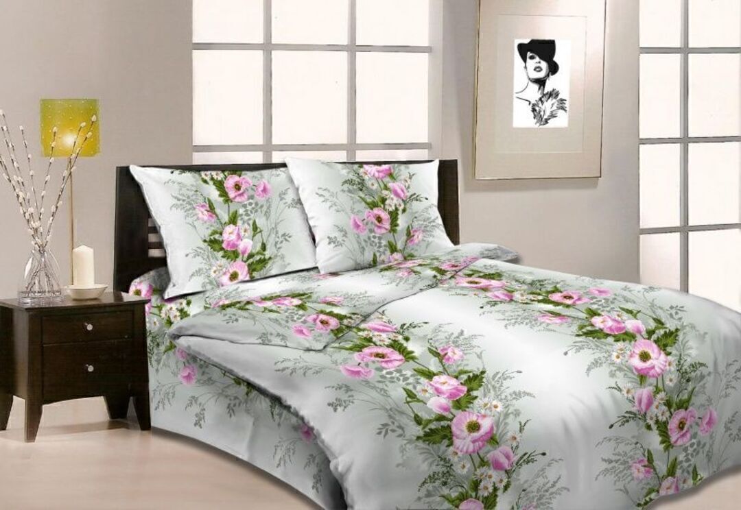 Бязь 150 набивная 125 гр/м2 Красная Талка