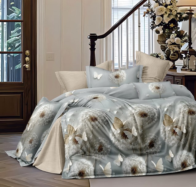 КПБ  поплин Оливковая коллекция Реноме<УУ 8040> 