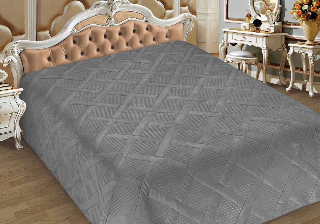 Покрывало ультрастеп Бруно Марианна, 12, стальной