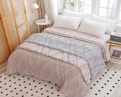 Покрывало хлопковое 46..307 7Я, 4608307, бежевый