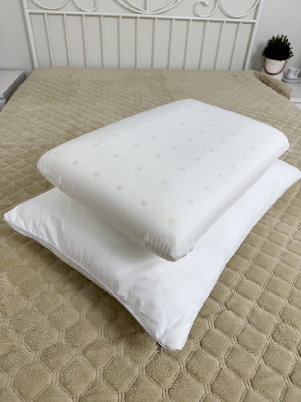 Подушка двухкамерная с ортопедическим ядром Duoble Fix Реноме