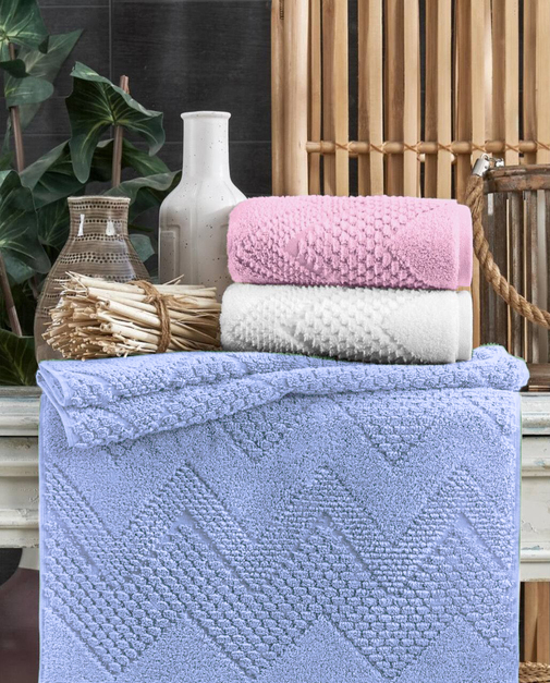 Полотенце махровое Рокс Luxor, серо-голубой