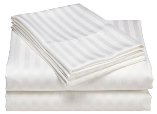 Наволочка страйп-сатин отбеленный полоса 1:1 Реноме