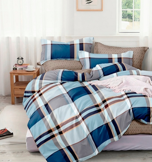 КПБ  поплин Exclusive Viola<ПВ21-1376 Скидка>