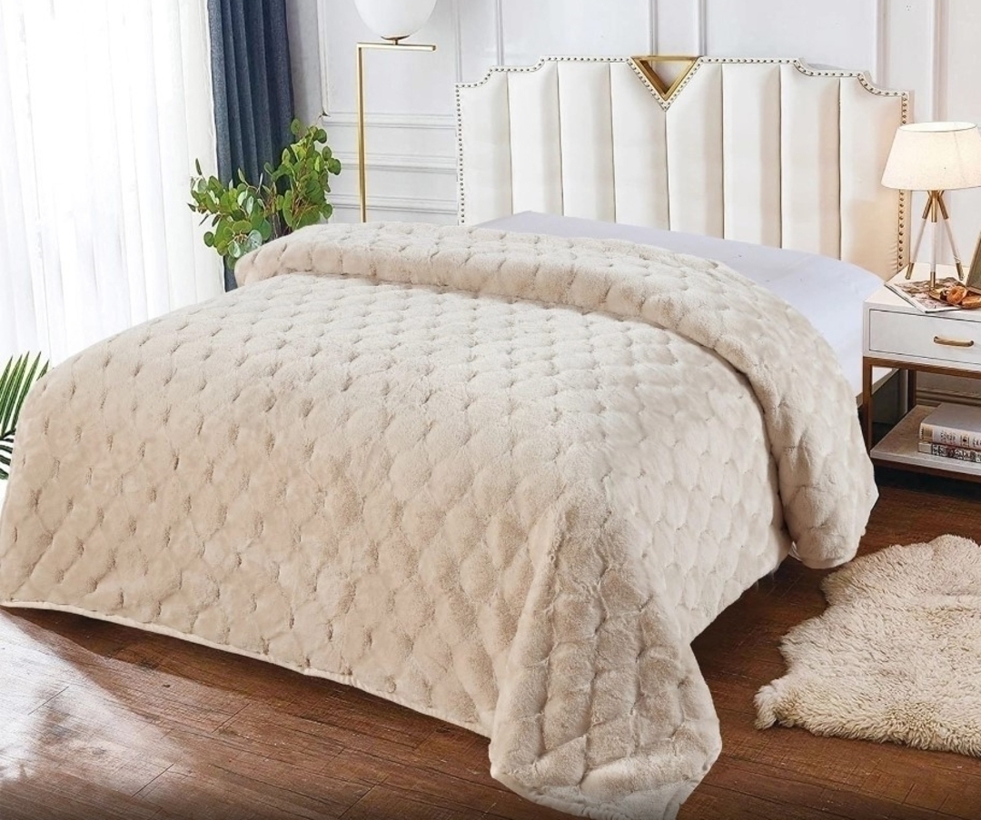 Покрывало меховое кролик new СД