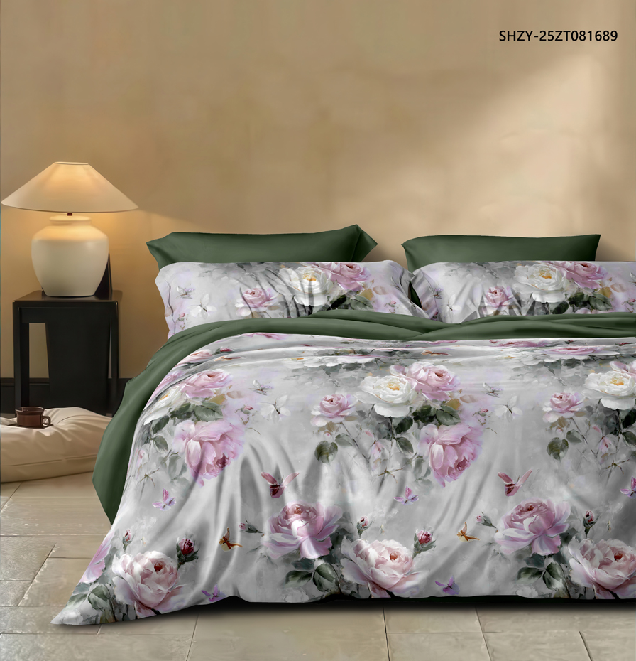 КПБ  поплин Оливковая коллекция Реноме<УУ 8049> 