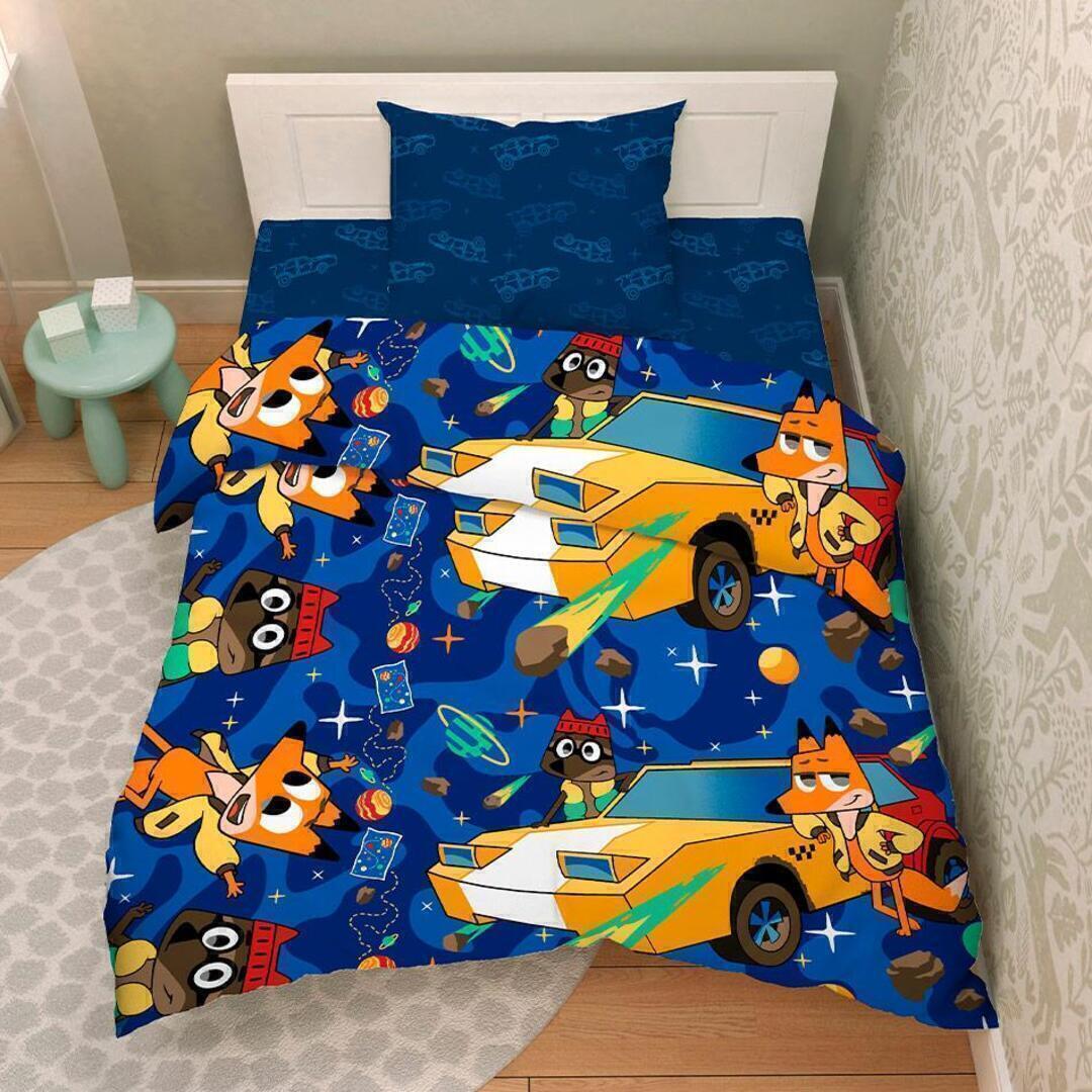 КПБ детский бязь наволочка -1шт СТС Василек