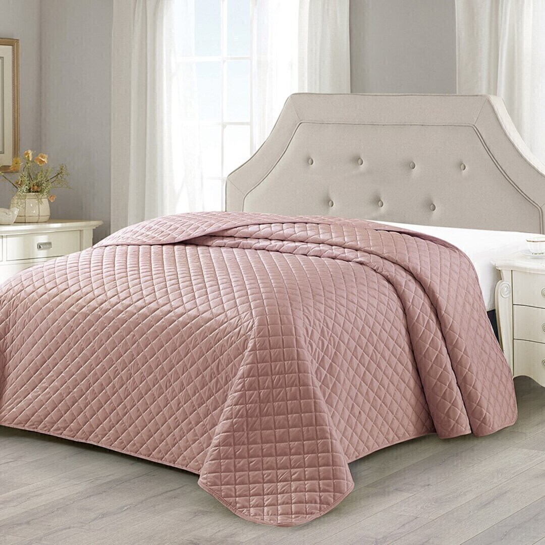 Покрывало велюровое Bravo  7011-28 пудровый<7011-28  пудровый>