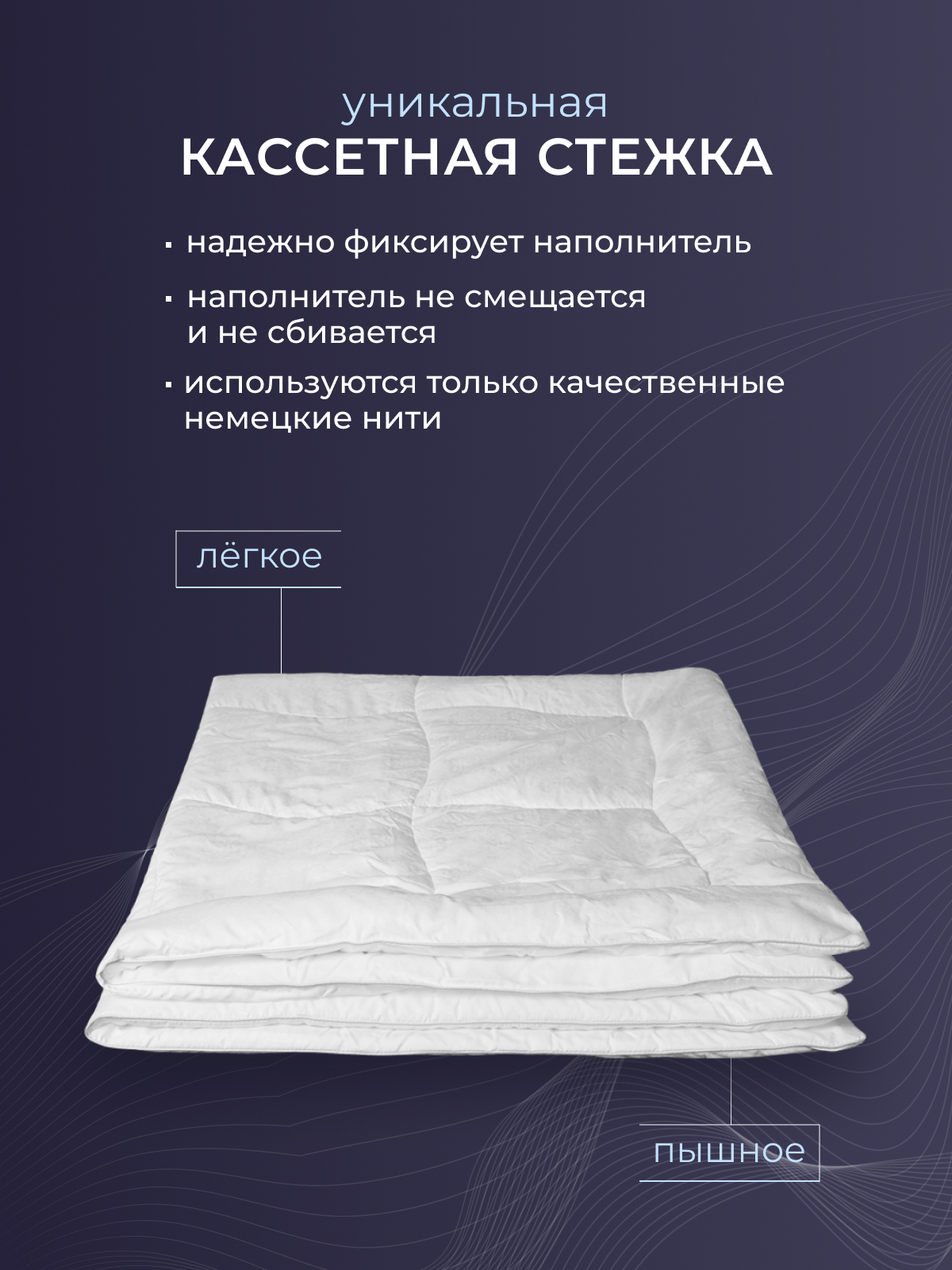 Одеяло бамбук  микрофибра Реноме