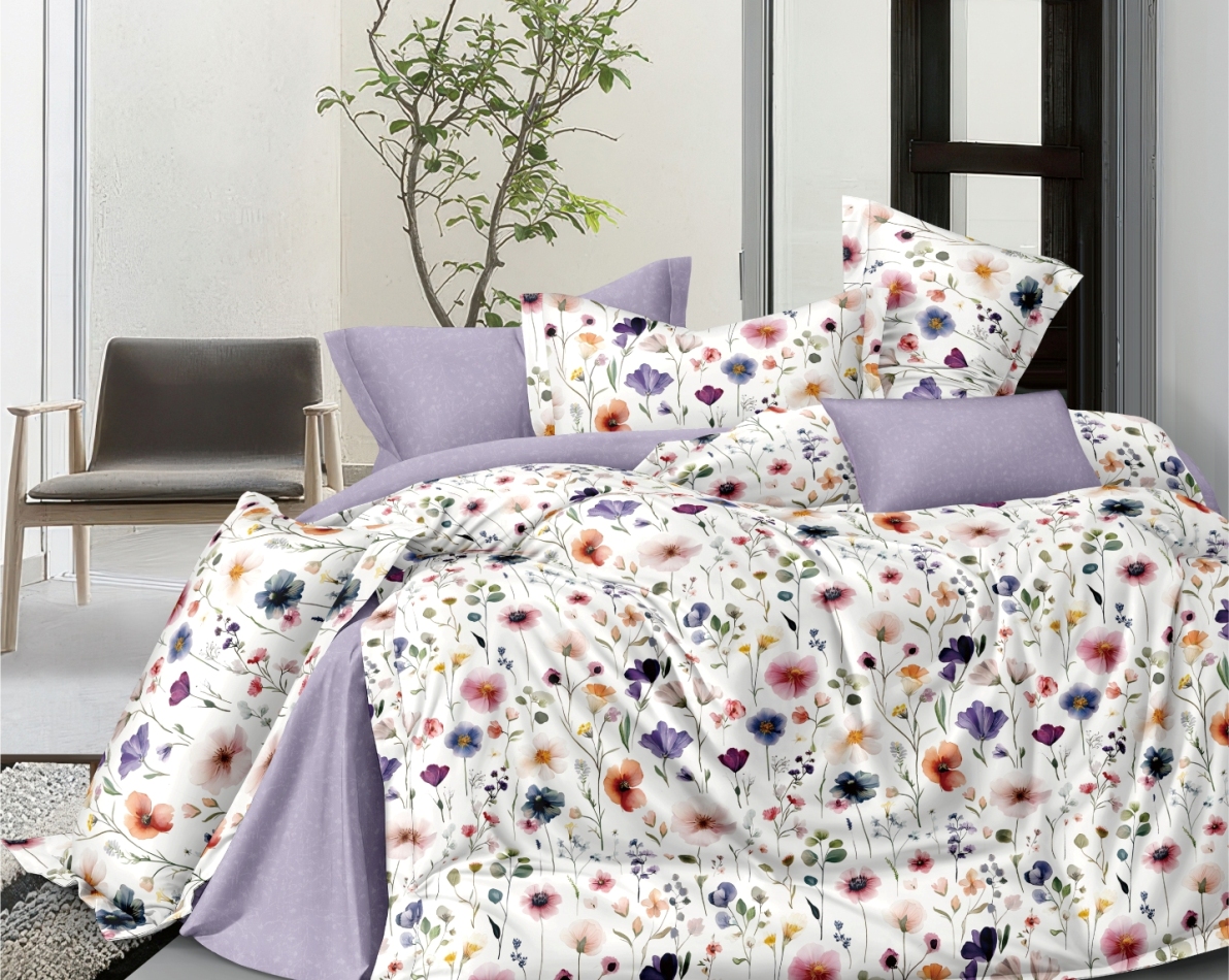 КПБ  поплин Exclusive Viola<ПВ32-1510>