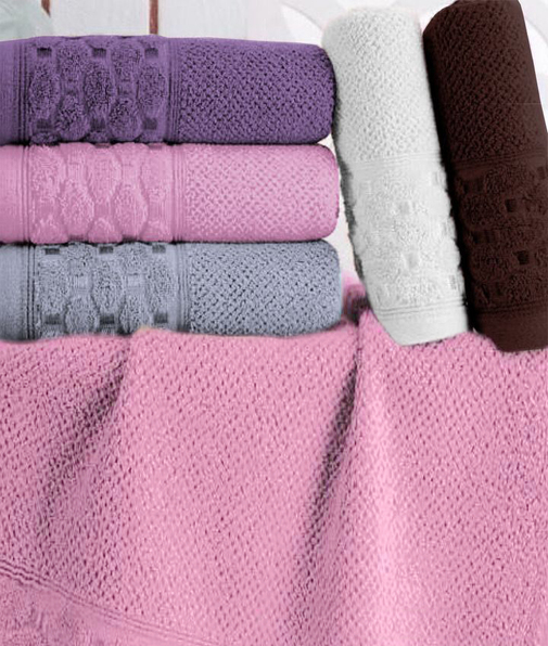 Полотенце махровое Латис Luxor, 02000 розовый