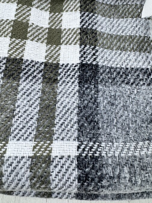 Плед Элис с бахромой Влади, белый-серый-т.серый, В13