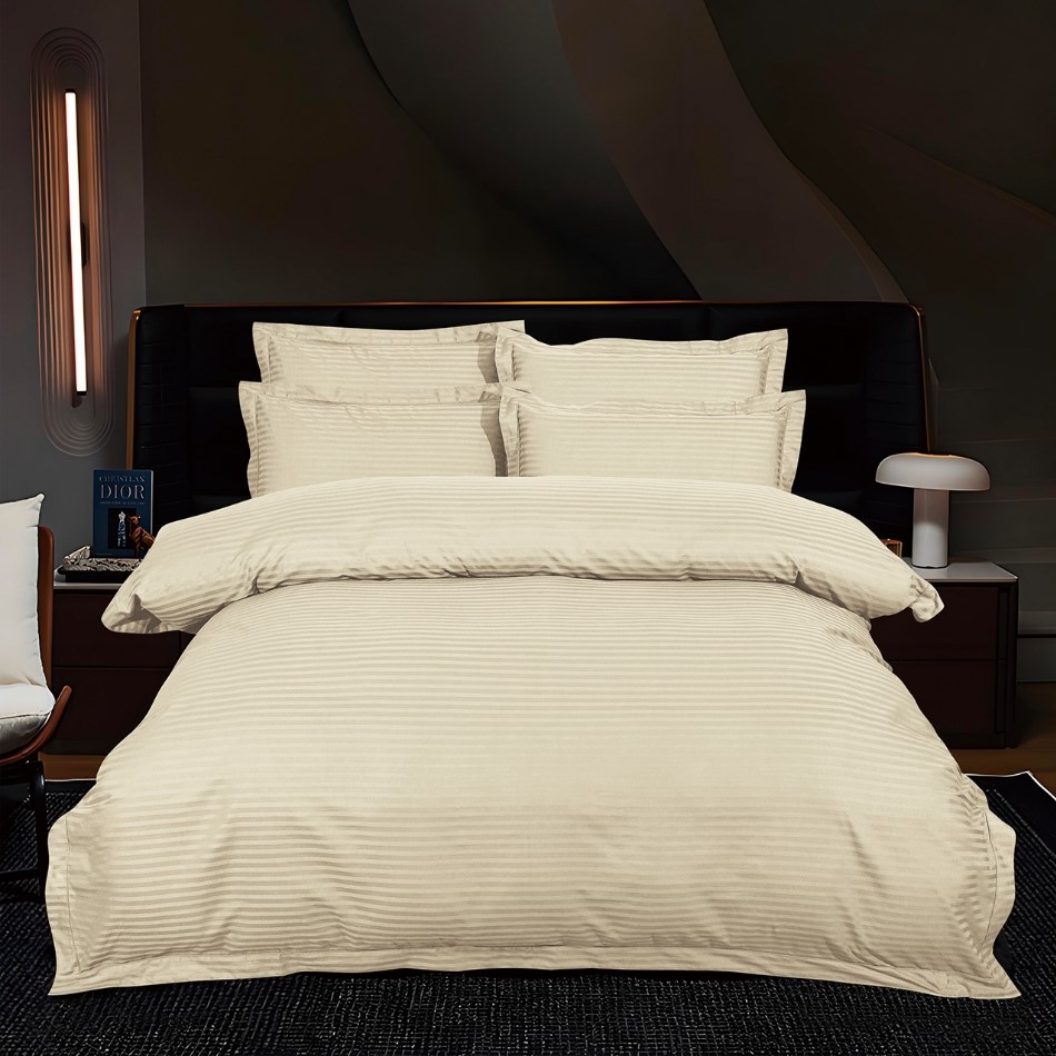 КПБ страйп-сатин KLDT полоса 1см Ретро-Уют<KLDT-009>