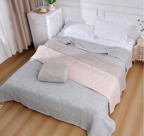 Покрывало махровое Северный Город/NORTH CITY, 2405, жаккард