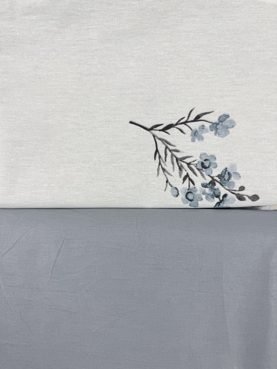 КПБ поплин Оливковая коллекция с простыней на резинке (90*200*25) Реноме<УУ 2487>