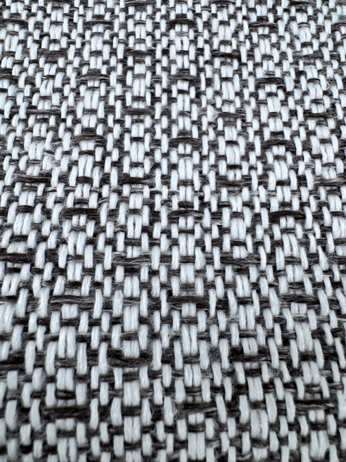 Плед Валенсия с бахромой Влади, белый-коричневый, BOUCLE REPS