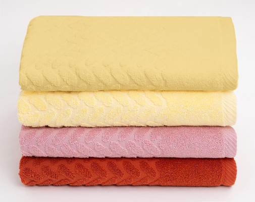 Полотенце махровое Олеандр Узбекистан, 11-0616 желтый