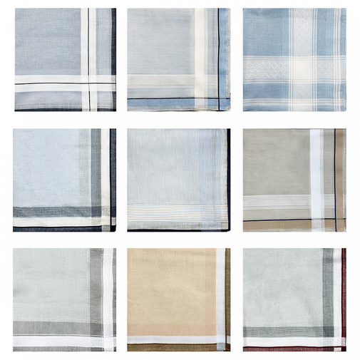 Платки носовые мужские упак 12шт. 45440л G/Джи